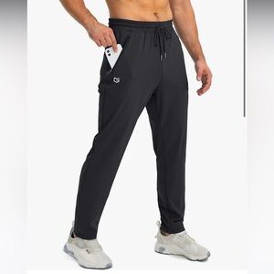 G Gradual Men's Sweatpants with Zipper Pockets Tapered Joggers